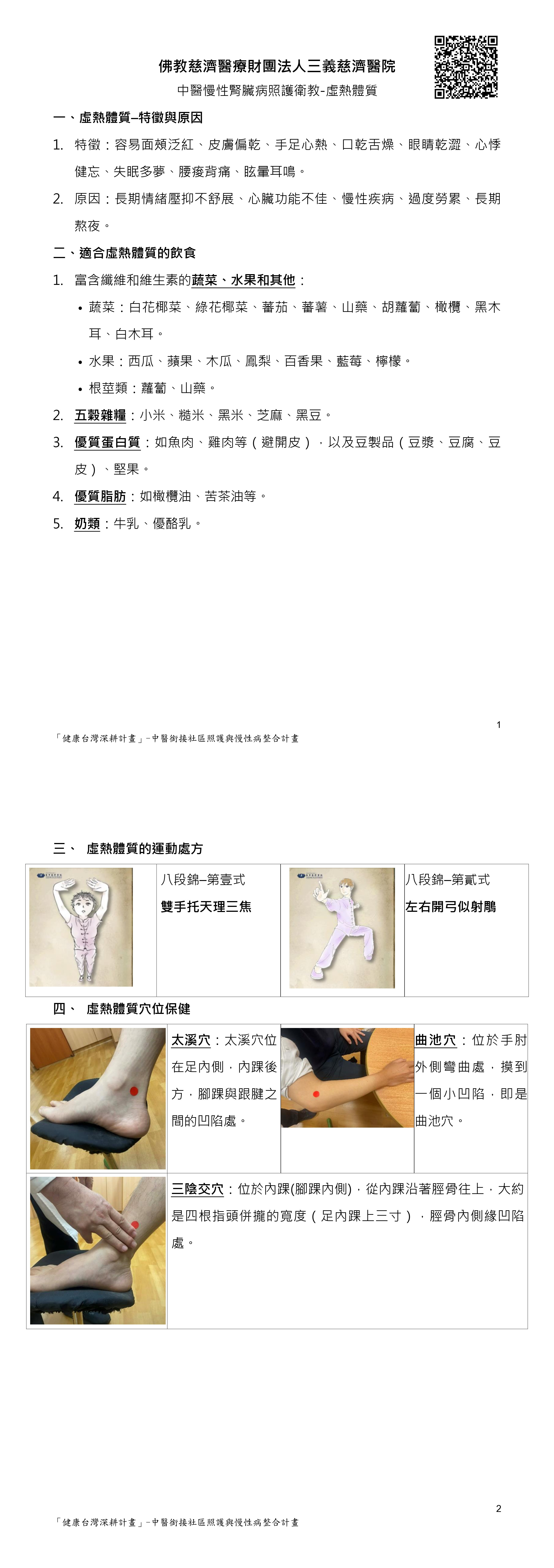 CKD慢性腎臟病中醫衛教＿2虛熱體質